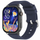 Ora inteligjente Gravity GT15-4, 2.04", me Bluetooth për thirrje, me rrip silikoni blu