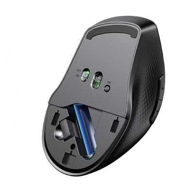 Maus wireless UGREEN MU101, Bluetooth 2.4 GHz, i rehatshem për dorë, blu
