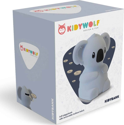 Arkë kursimi Kidybank Koala, silikon i butë, pa BPA, shumëngjyrëshe