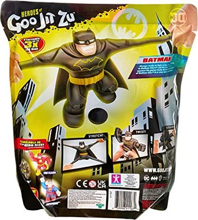 Figurë lodër Heroes of Goo Jit Zu DC Supagoo Batman, 20 cm, shtrihet elastike, shumëngjyrëshe