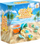 Set lodrash rëre Sand Toy Set, kovë që paloset, 11 pjesë, ngjyrë turkeze