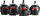Rrota bllokuese Oplite R8 Locking Swivel Casters, set 4 copë, për kokpit R8, të zeza