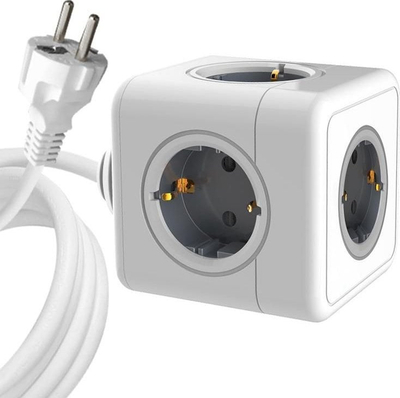 Zgjatës energjie ProXtend Power Cube, 5 dalje Schuko, 1.4m, i bardhë