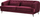 Divan Beliani Sletta, 3 veta, kadife, burgundy