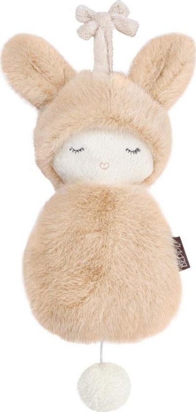 Kuti muzikore pelushi Beppe Lulu, 25cm, bezhë