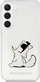 Mbulesë telefoni Karl Lagerfeld Choupette Eat për Samsung Galaxy S23, PC TPU, transparente