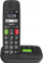 Telefon fiks me kabllo Gigaset E290A, sekretari digjitale, ekran i madh, i zi