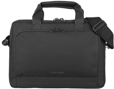Çantë laptopi Tucano BSTN1112-B, 13", rrip shpatulle, e zezë