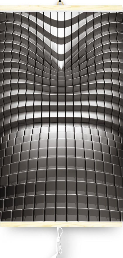 Panel ngrohës TRIO për mur, dekorativ, 430W, infra të kuqe, abstract vibe, 100 x 57 cm