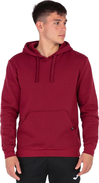 Bluzë me kapuç Joma Montana për burra, L, ngjyra burgundy