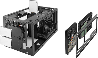 Kasë SilverStone Sugo 15, e zezë, Micro Tower