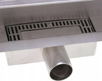 Kanal kullimi murni Hydroland WALL LINEAR DRAINAGE FLOW 900, inox AISI 304, 90 cm, argjend