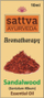 Vaj esencial Sattva Ayurveda Sandalwood, për aromaterapi, 10ml, natyral