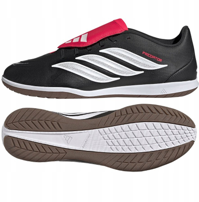 Këpucë futsalli Adidas Predator Club Ft Sala, për sallë, antirrëshqitëse, të zeza