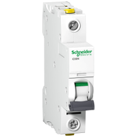 Ndërprerës miniaturë Schneider Electric IC60N A9F05110, 1P, 10A, i bardhë