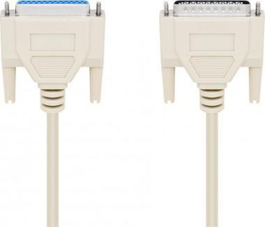 Kabllo seriale Pro D Sub 25 pin, 1.8m, gri