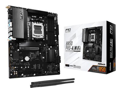 Pllakë amë ASRock B850 PRO-A WIFI, socket AM5, DDR5, e zezë