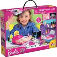 Set manikyr për kalamajtë Barbie My Trendy Nail Art Colour Change, me llakë thonjsh, me tharëse, shumëngjyrësh