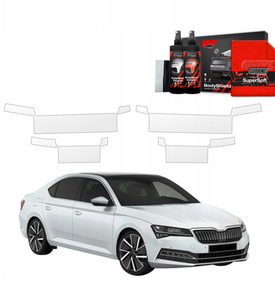Film mbrojtës bagazhi Grizz Protector 4in1, për Skoda Superb 3 Liftback 2019-2023, transparent