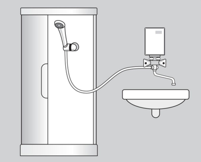 Ngrohës uji elektrik Wijas Perfect, 4.5 kW, me rubinet, i bardhë