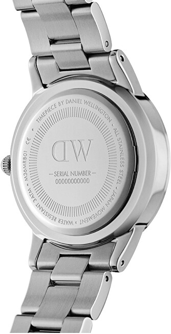 Orë dore Daniel Wellington Iconic Link 40, e argjendtë