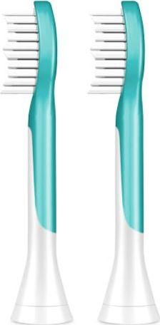 Koka zëvendësuese për brushë Philips Sonicare për fëmijë, 7-10 vjeç, të bardha, 2 copë (HX6042/33)