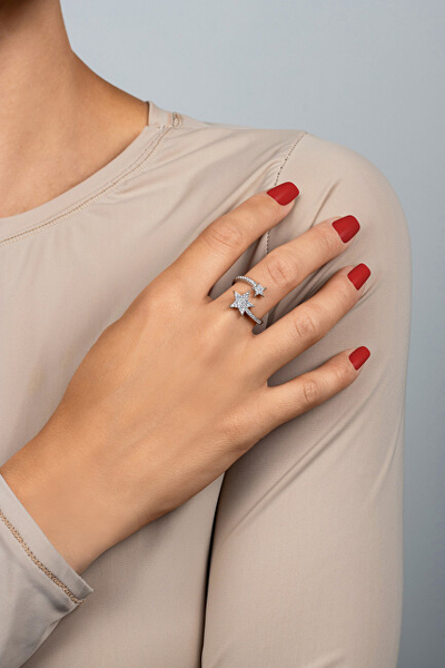 Unazë për femra Brilio Silver sBS3576, e argjendtë