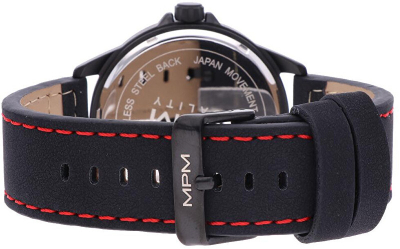 Orë dore për meshkuj MPM Quality Sports W01M.11275.A, e zezë/kuqe
