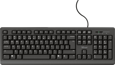 Tastierë Trust TK-150, USB, QWERTZ gjerman, e zezë