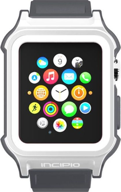 Паметна каишка Incipio Octane Strap, за Apple Watch 38mm, бело сива
