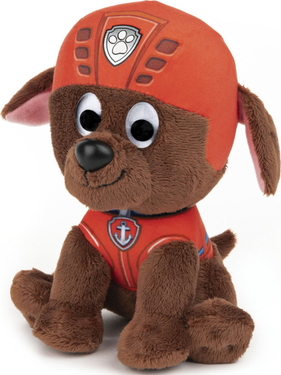 Lodër pellushi Paw Patrol Zuma, 15 cm, portokalli kafe