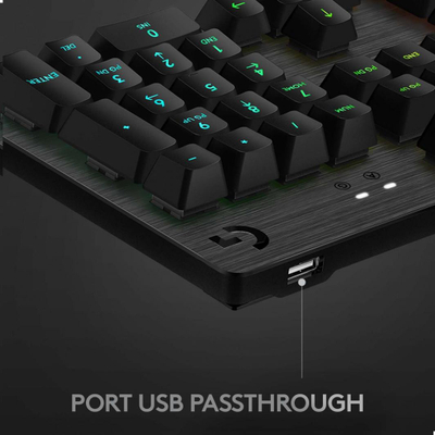 Tastierë Logitech G512 GX Linear (920-009370), RGB, e zezë
