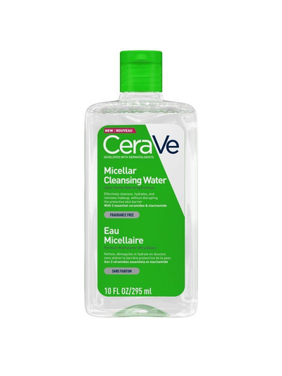 Ujë micellar për pastrimin e grimit CeraVe Micellar Water, 295ml