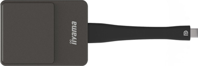 Adapter prezantimi Iiyama WP D002C, Smart TV Dongle, USB C, 4K Ultra HD, i zi argjendtë
