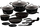 Set tenxheresh Berlinger Haus B BH-6129, 15 copë, të zeza