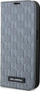 Futrollë libri Karl Lagerfeld KLBKP14LSAKLHPG për iPhone 14 Pro, koleksioni Saffiano Monogram, argjendtë