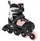 Patina inline Spokey Trixie BK/PK Jr SPK-944680, madhësi 39-42, alumini, rozë e zezë