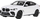 Makina me telekomandë Rastar BMW X6M, 1:14, me drita LED, e kuqe