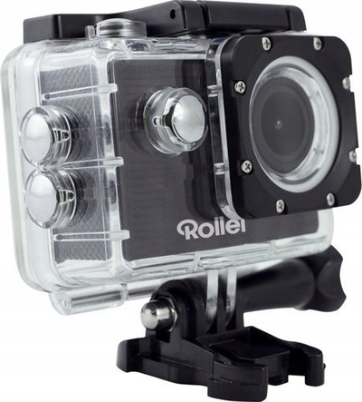 Kamerë aksioni Rollei Actioncam 372, Full HD 1080p, e papërshkueshme nga uji deri 30 m, e zezë