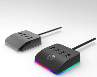 USB hub Hewlett-Packard DHC-CT120, 4 porta USB 3.0, me drita, i zi