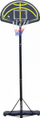 Kosh basketbolli Cyclone Adjustable, 2.45–3.05 m, tabelë 115 cm, i zi