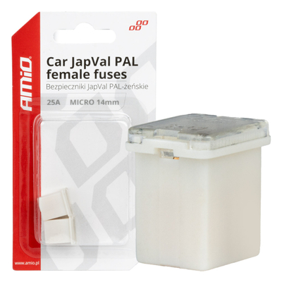 Siguresë automjeti AMiO Fuse 03452, 25A, e bardhë