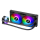 Ftohës procesori 1STPLAYER Thunderstorm TS1 240 ARGB, liquid 240mm, socket AM5 1700, i zi