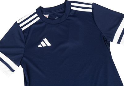 Bluzë sportive adidas Squadra 25 Jr JJ0053, për fëmijë, poliester 100%, e bardhë
