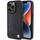 Futrollë BMW Hot Stamp Leather, për iPhone 15 Pro 6.1", lëkurë, e zezë