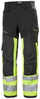 Pantallona pune Helly Hansen Workwear Alna 2.0 Class 1, HiVis, shirita reflektues, të verdha me të zeza