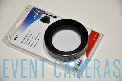 Parazol objektivi Kaiser Fototechnik 3 në 1, 72mm, i zi