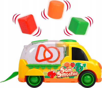 Makina lodër Dickie ABC Fruit Car me litar, 25 cm, shumëngjyrëshe