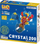 Set lodrash edukative LaQ Educational Blocks Crystal 200, 200 copa transparente, shumëngjyrëshe