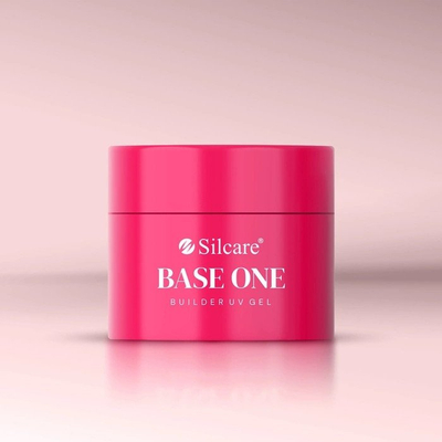 Градбен гел за нокти Silcare Base One French Pink, 15g, розова